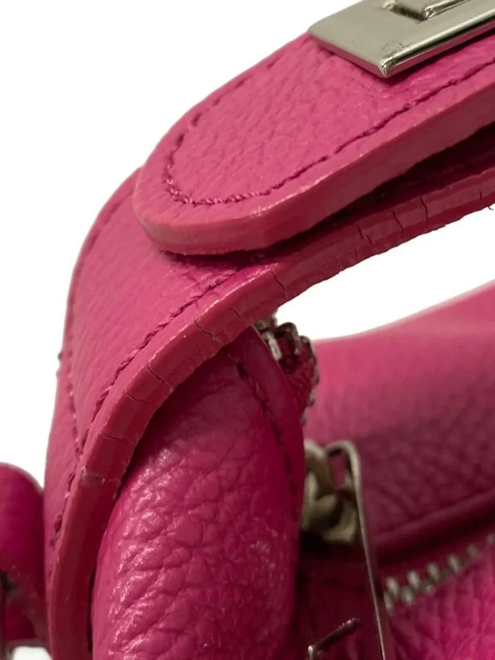 GINZA Kanematsu Pink Leather Handbag